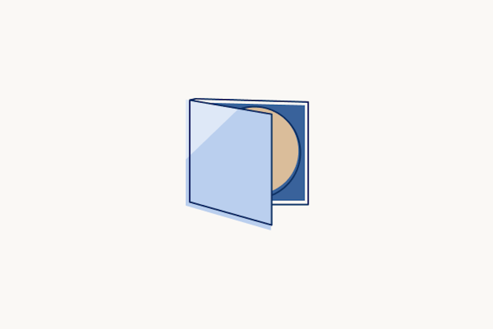 Disk Cases sizing template illustration