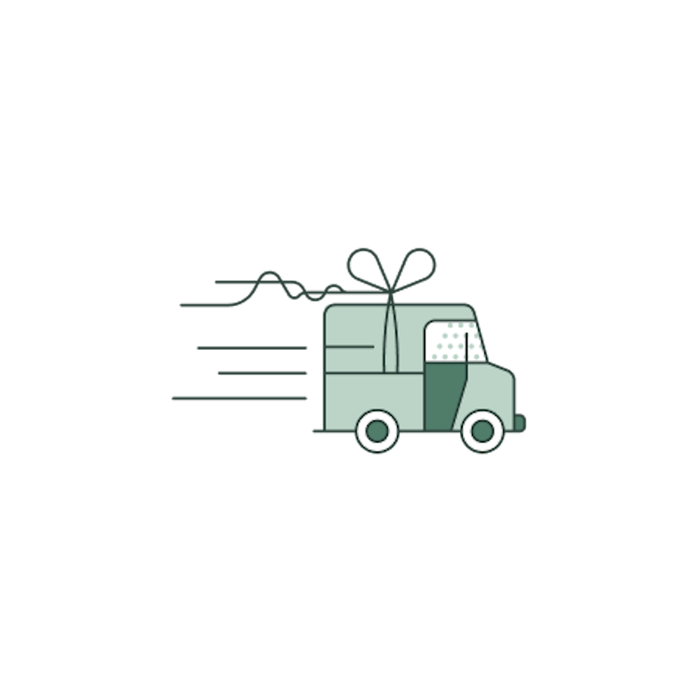 Final Holiday Delivery Truck 2023 Light Green