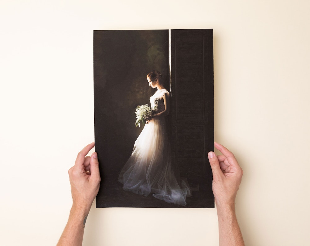 WHCC Fine Art Prints Torchon lay flat styling with hands bride bridal portrait wedding