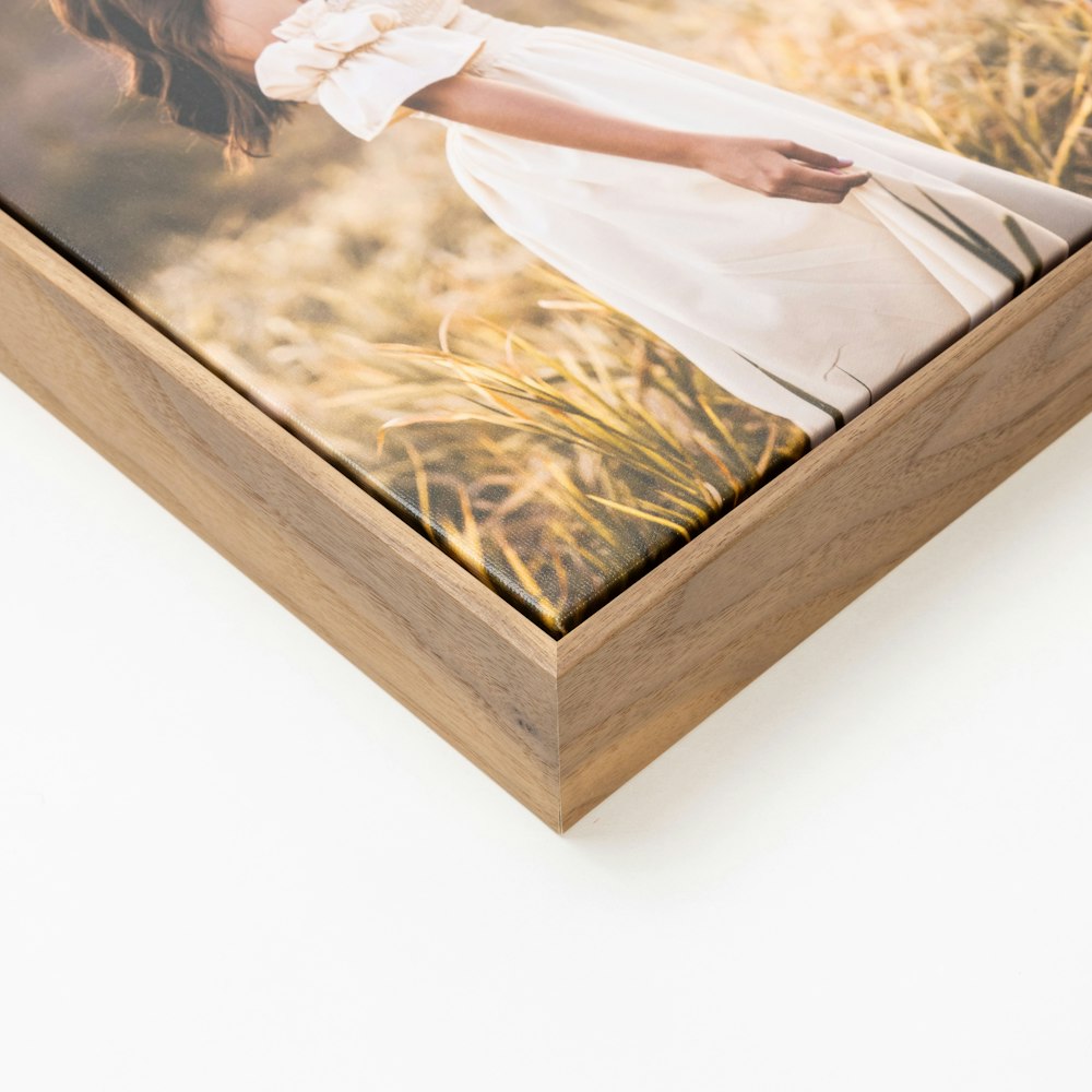 Wood Picture Frames: Wood Canvas Float - American Frame