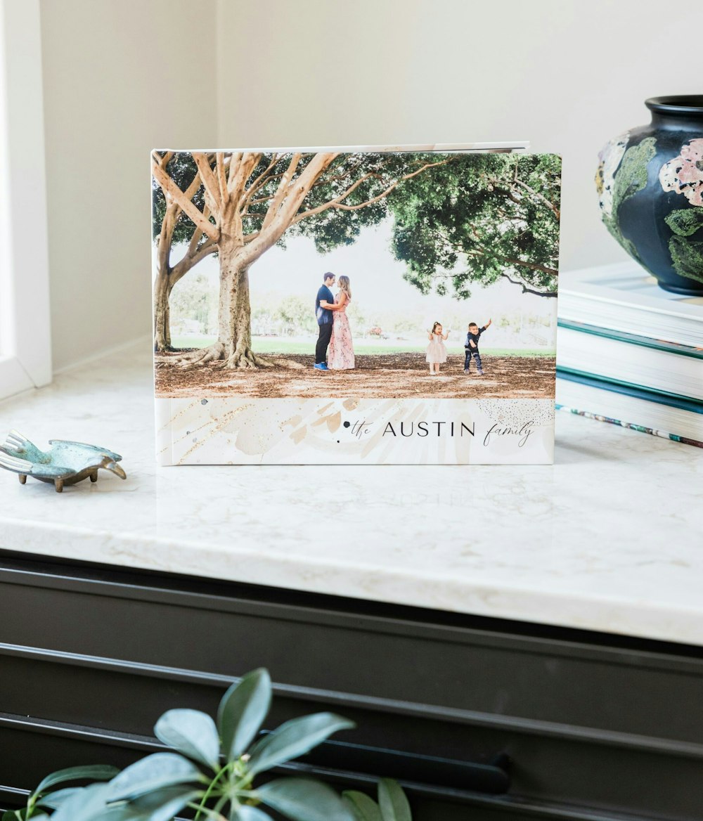 Hardcover Family Photo Book with a Photo Cover