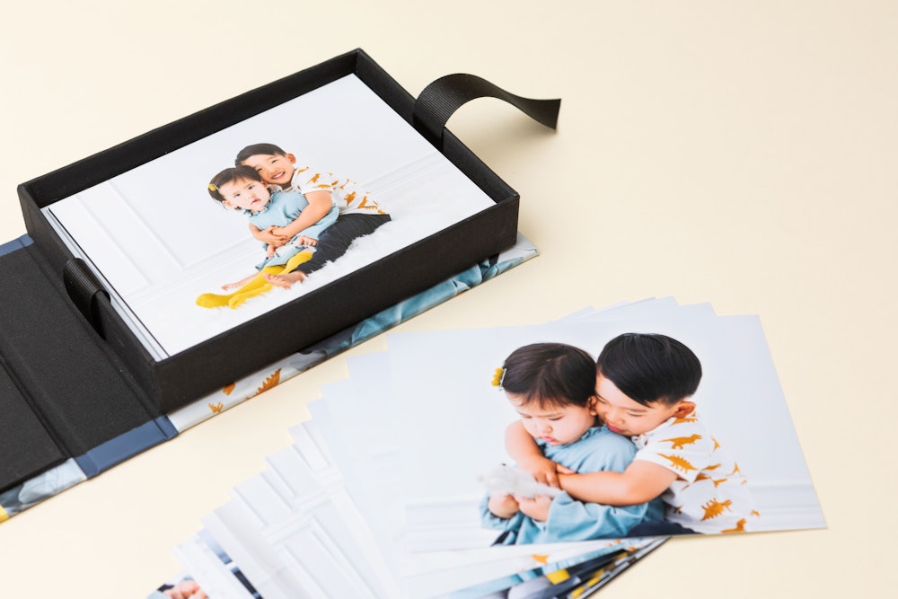 5x7 Image Box Styled with Loose Prints