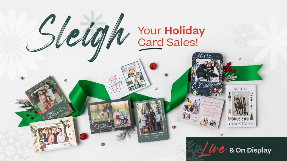 Sleigh Card Sales Studio Integrated partners Holiday YouTube live