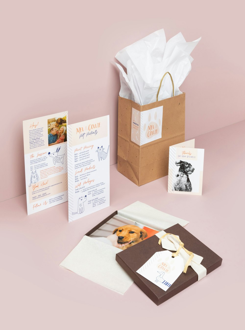 Marketing Cards, Gift Tags, Stickers and Package Labels on Premium Packaging