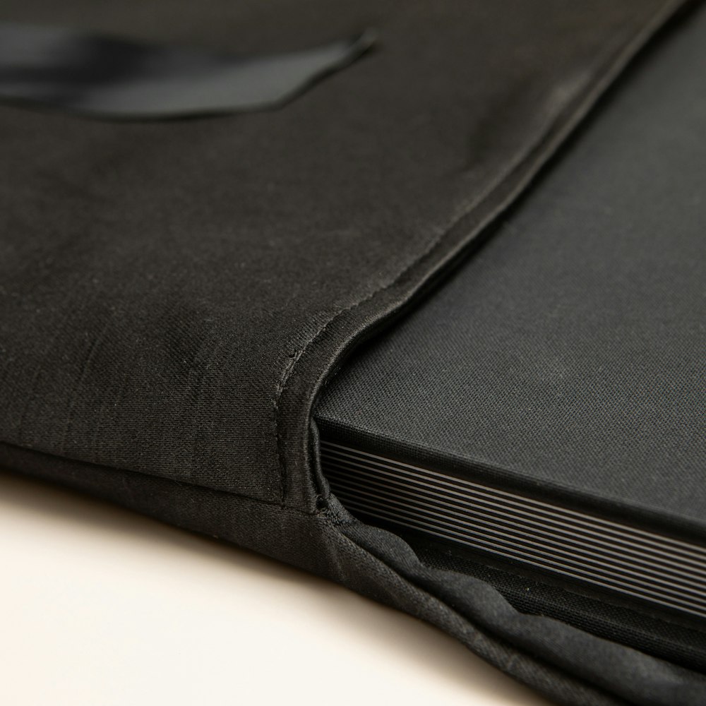 Stitching detail on Classic Black Boutique Bag for Albums