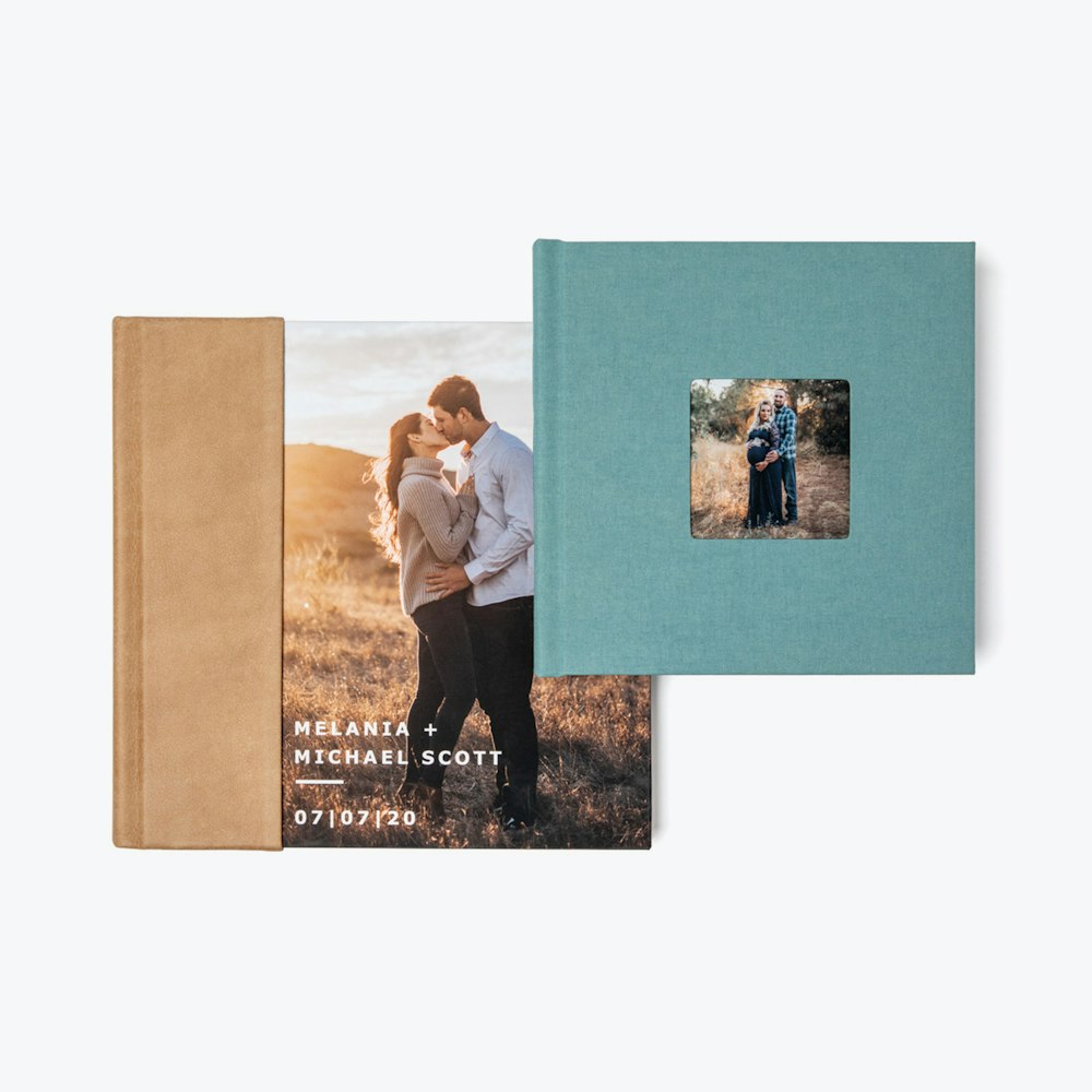 Small Photo Album 4x6 Holds 20, Theme-Albums or Photobook (Green)