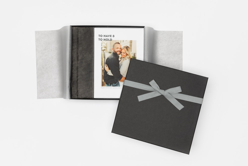 Combo Cover Album in charcoal Premium Packaging