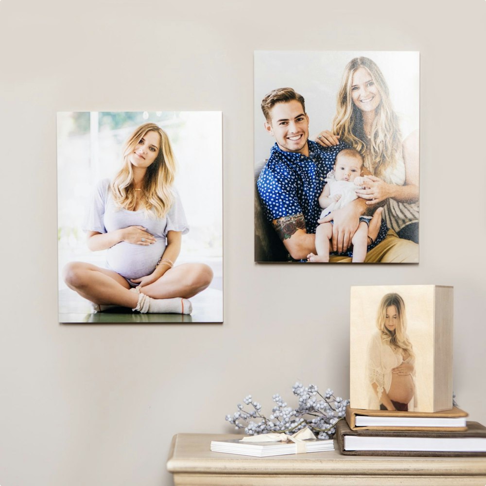 Multiple Standout Prints styled with tabletop display products