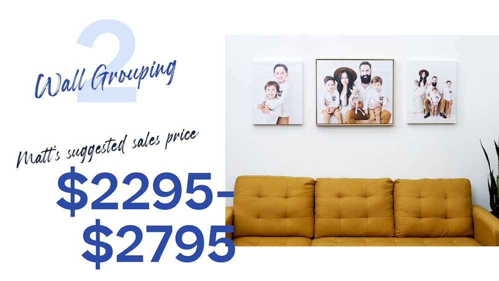 Wall Groupings Live YouTube Gallery Wraps Float Frames Yellow Couch pricing